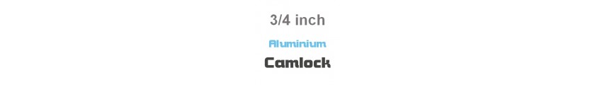 Aluminium Camlock 3/4 inch Fittings
